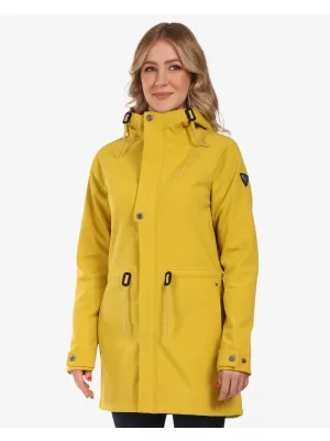 Dámsky softshellový kabát KILPI LASIKA-W WL0136KI ZLATÁ