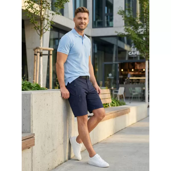  Pánske šortky ALTISPORT NoPrint NP/ALM4021NJ NAVY 