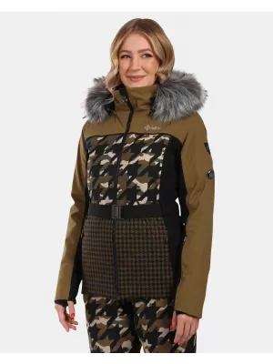 Dámska lyžiarska bunda KILPI CLAIR-W WL0107KI KAKI