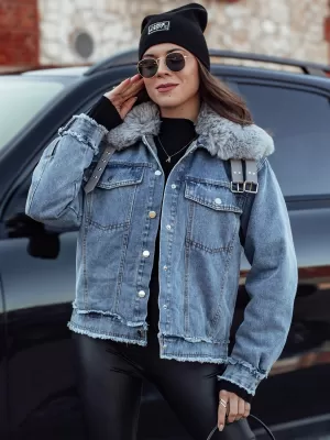 Dámska bunda DSTREET FURDENIM TY4755 SVETLO MODRÁ