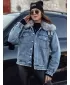 Dámska bunda DSTREET FURDENIM TY4755 SVETLO MODRÁ