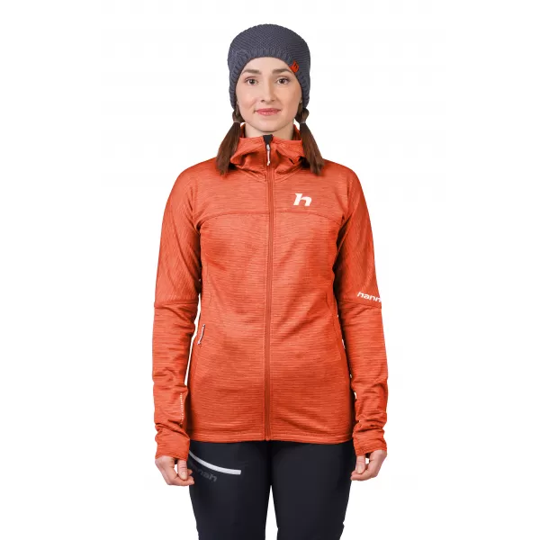  Dámska mikina HANNAH MEDA HOODY SPICY ORANGE MEL 