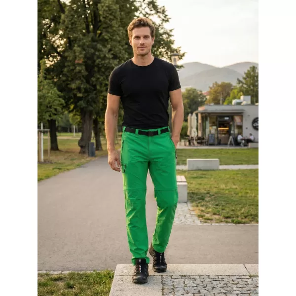  Pánske nohavice/kraťasy ALTISPORT NoPrint NP/ALM2021NJ FERN GREEN 