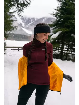 Dámske termo tričko NORDBLANC FLOATY NBBLD7975 VÍNOVÁ