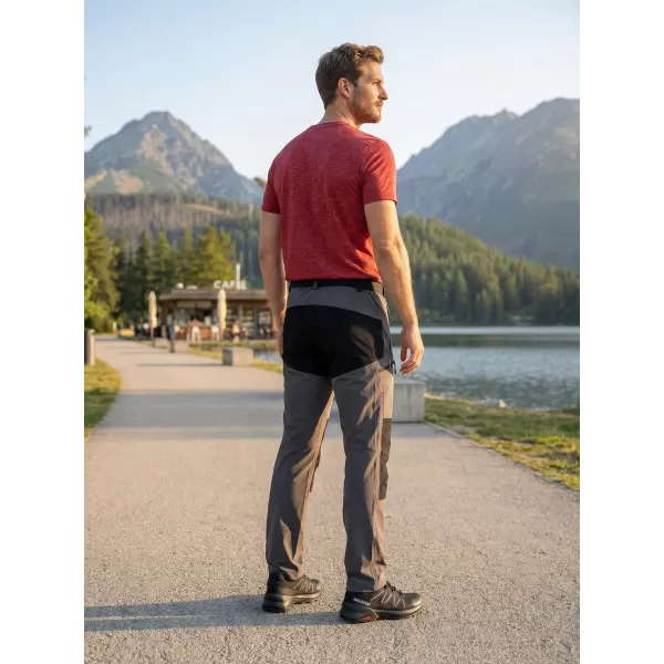  Pánske nohavice ALTISPORT NoPrint NP/ALM6021NJ CARBON/BLACK 