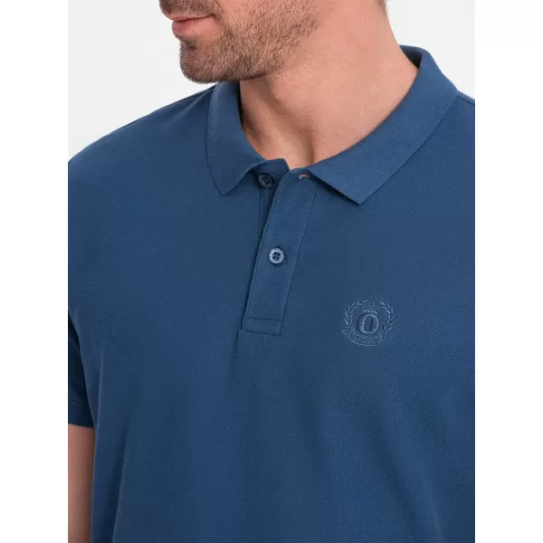  Pánska t -shirt s OMBRE s1374 tmavomodrá 
