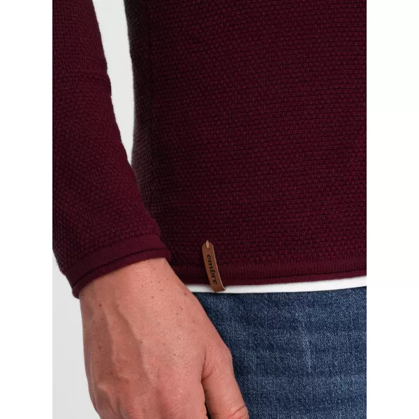  Pánsky sveter OMBRE om -sw -0103 gaštan 