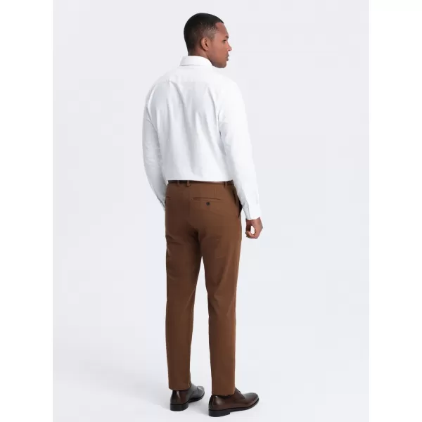 Pánske nohavice OMBRE om-Pacp-0190 karamel 
