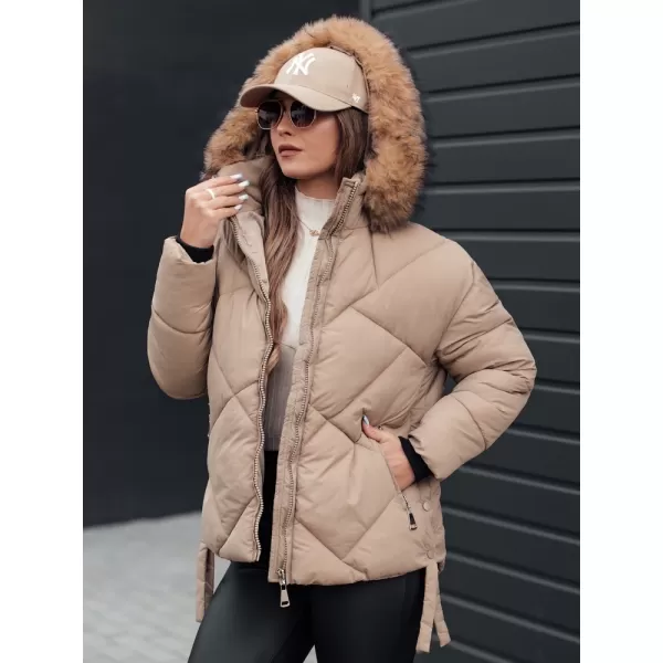  Dámska bunda DSTREET LESISI TY4715 BÉŽOVÁ 