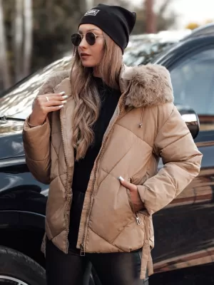 Dámska bunda dstreet modiva ty4725 khaki