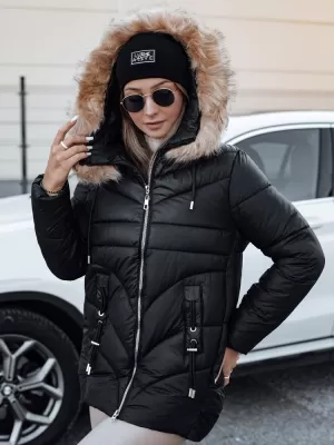 Dámska bunda dstreet meloma ty4713 čierna