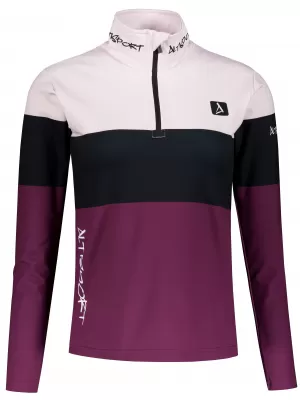 Funkčná termo mikina dámska prémiová ALTISPORT VOJ/alw051ter03 Burgundsko