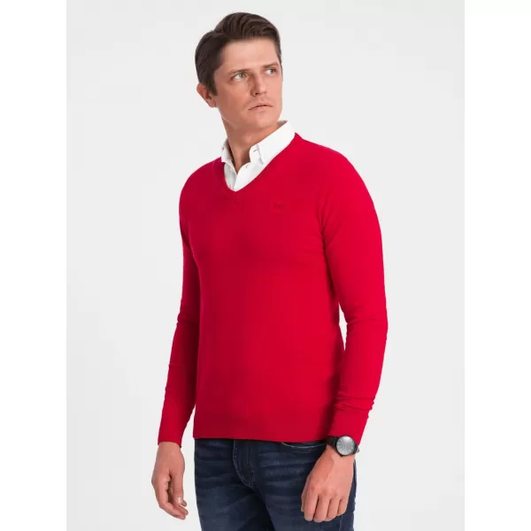  Pánsky sveter OMBRE om -sw -0102 červená 