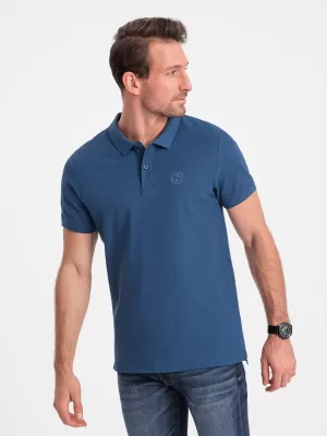 Pánska t -shirt s OMBRE s1374 tmavomodrá
