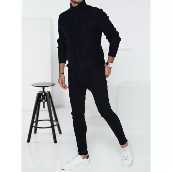  Pánsky sveter DSTREET wx2253 ČIERNA 
