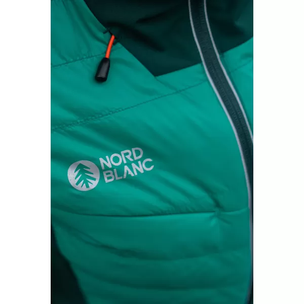  Dámska športová bunda NORDBLANC ICEBERGS NBWJL8112 TMAVO zelená 