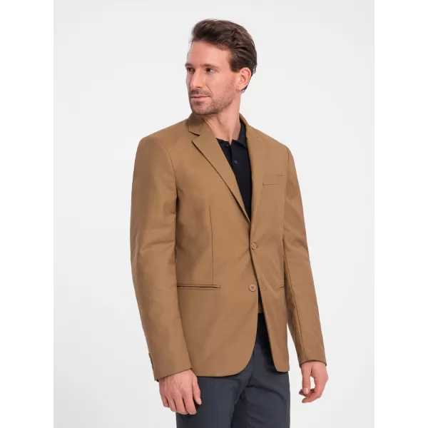  Pánska bunda OMBRE om-blzb-0115 karamel 
