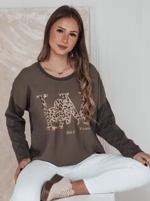Dámske tričko DSTREET LOVEGLOW RY2698 KARAMEL