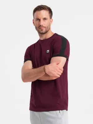 Pánska t -shirt OMBRE s1632 gaštan