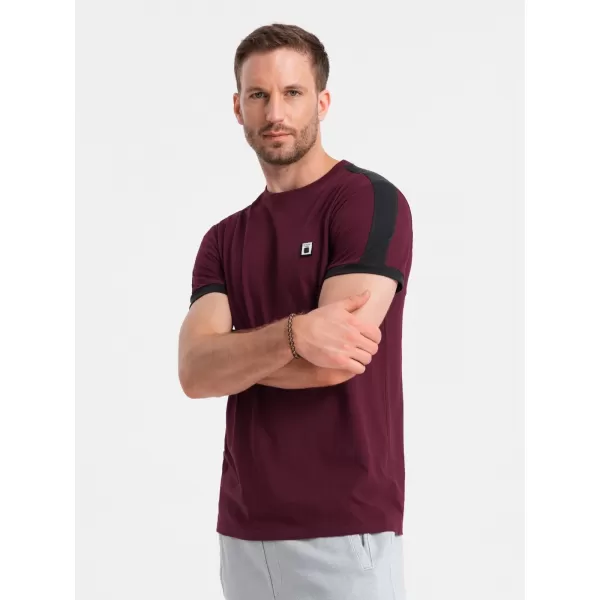  Pánska t -shirt OMBRE s1632 gaštan 