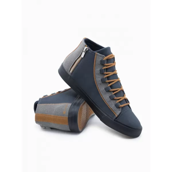  Pánske topánky OMBRE om-font-0140 Navy modré 