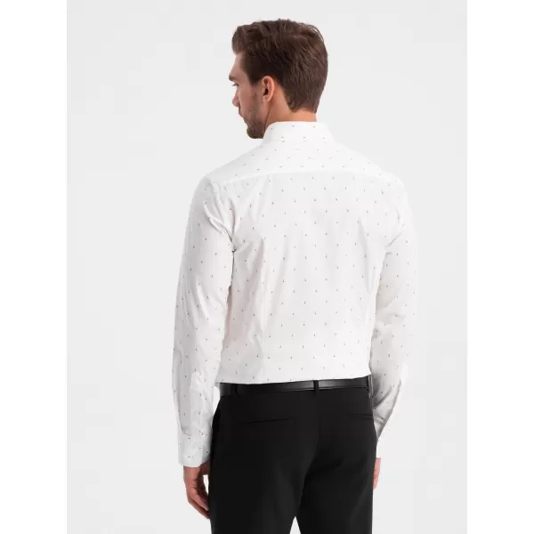  Pánska košeľa OMBRE om-shcs-0156 biela 