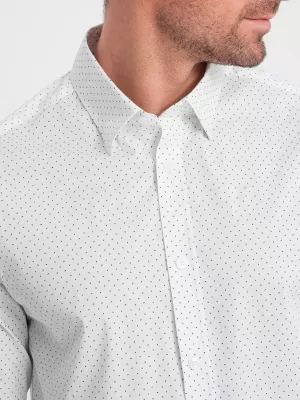 Pánska košeľa OMBRE om-shcs-0152 biela