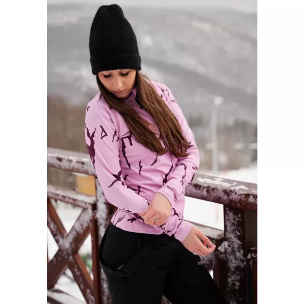  Dámska prémiová funkčná termo mikina ALTISPORT VOJ/ALW052TER03 RUŽOVÁ 