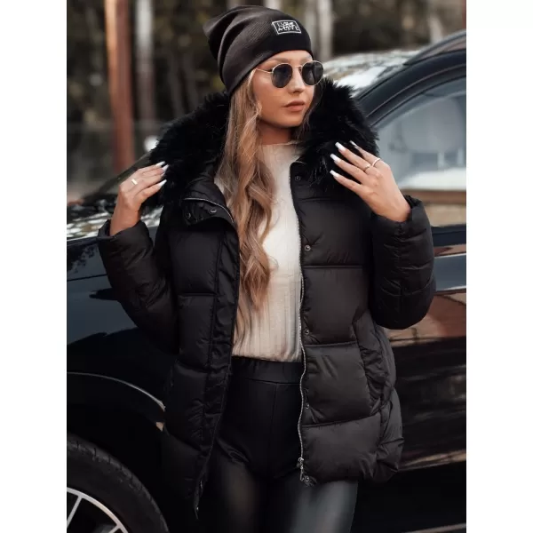  Dámska bunda DSstreet Nordcll Ty4711 čierna 