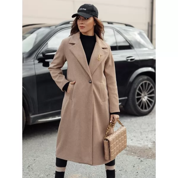  Dámsky kabát dstreet mantova ny0739 BEIGE 