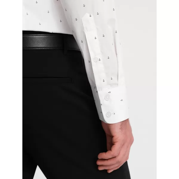  Pánska košeľa OMBRE om-shcs-0156 biela 