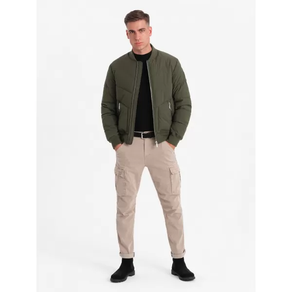  Pánsky OMBRE om-jalp-0143 Dark Olive GREEN 