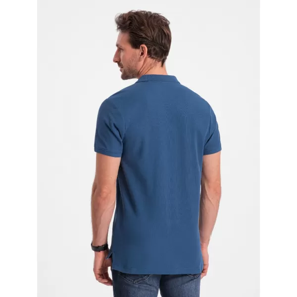 Pánska t -shirt s OMBRE s1374 tmavomodrá 