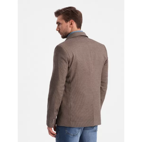  Pánska bunda OMBRE om-blzb-0116 hnedá 