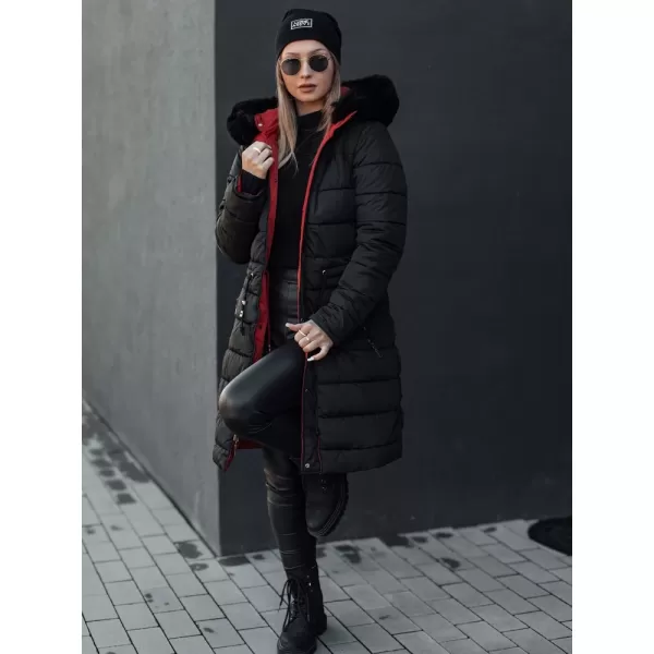  Dámsky kabát DSTREET TRENDNEL TY4588 ČERVENÁ 