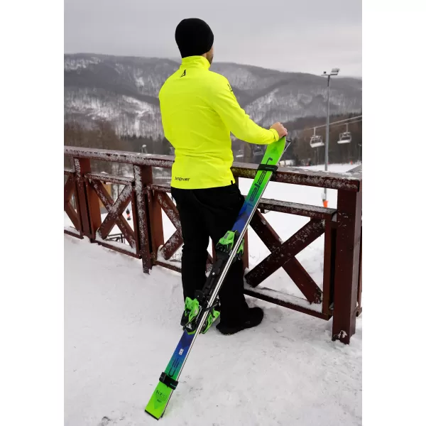  Pánska prémiová funkčná termo mikina ALTISPORT VOJ/ALM000TER03 NEÓNOVÁ ŽLTÁ 
