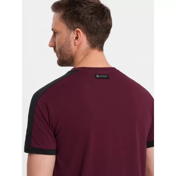  Pánska t -shirt OMBRE s1632 gaštan 