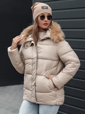 Dámska bunda dsstreet Nordcll Ty4710 khaki