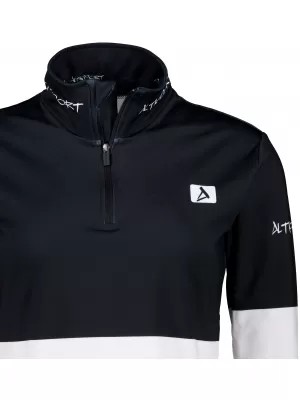 Dámska prémiová funkčná termo mikina ALTISPORT VOJ/ALW051TER03 ČIERNOBIELY
