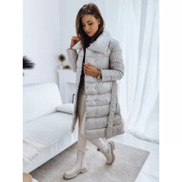  Dámsky kabát DSTREET LONDON PREMIUM TY3162 BÉŽOVÁ 
