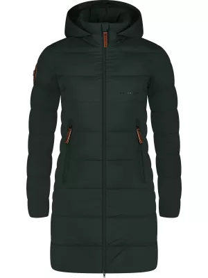 Dámsky zimný kabát NORDBLANC MOMENTS NBWJL8076 TMAVO zelená