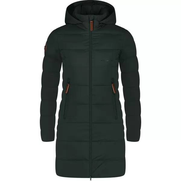  Dámsky zimný kabát NORDBLANC MOMENTS NBWJL8076 TMAVO zelená 