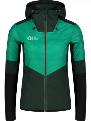 Dámska športová bunda NORDBLANC ICEBERGS NBWJL8112 TMAVO zelená