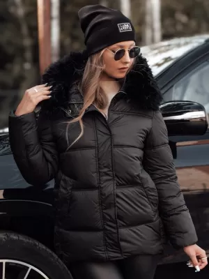 Dámska bunda DSstreet Nordcll Ty4711 čierna