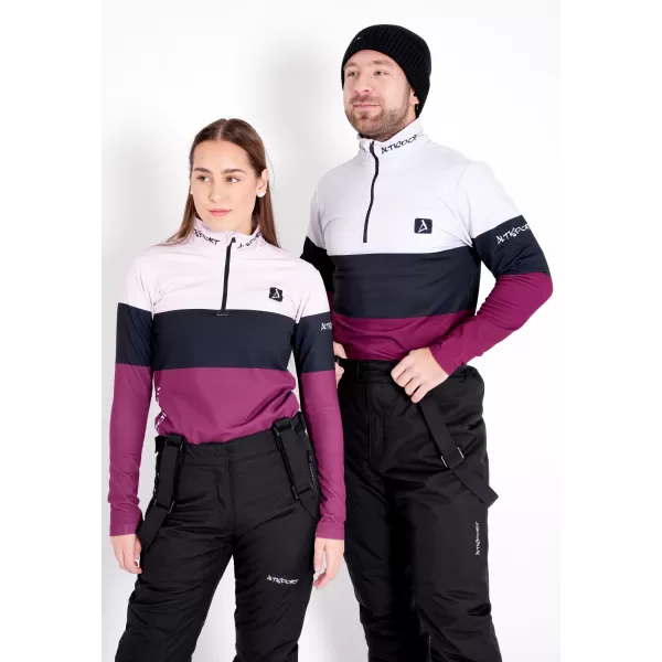  Funkčná termo mikina dámska prémiová ALTISPORT VOJ/alw051ter03 Burgundsko 