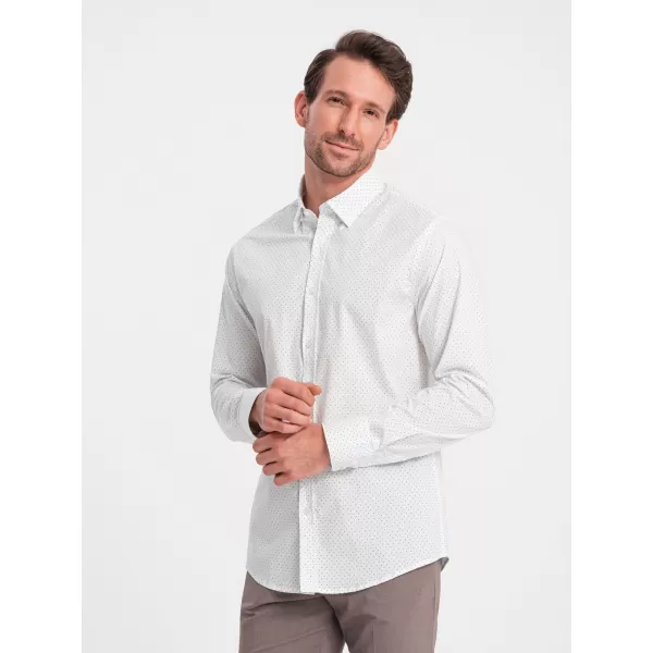  Pánska košeľa OMBRE om-shcs-0152 biela 