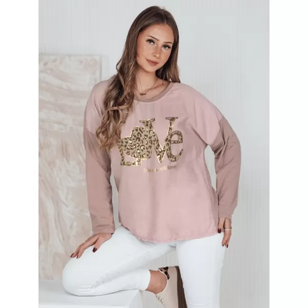  Dámske tričko DSTREET LOVEGLOW RY2699 RUŽOVÁ 