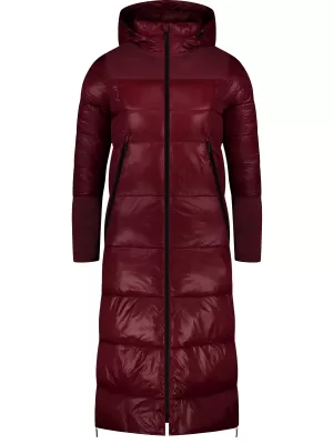 Dámsky zimný kabát NORDBLANC WINTERNIGHT NBWJL8077 VÍNOVÁ