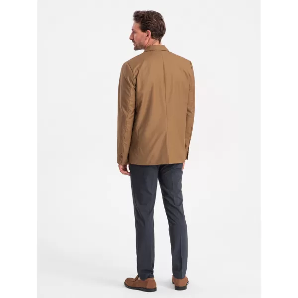  Pánska bunda OMBRE om-blzb-0115 karamel 