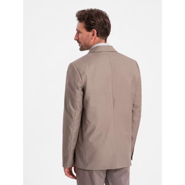  Pánska bunda OMBRE om-blzb-0115 béžová 